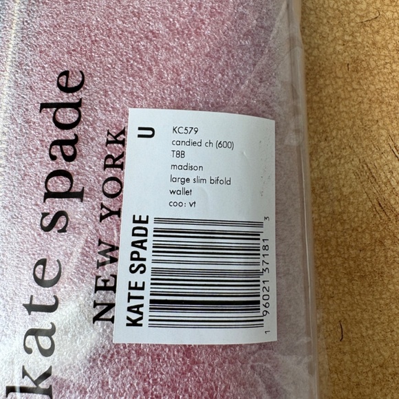 Kate Spade Madison Large Slim Bifold Wallet - Picture 12 of 12